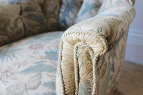 19TH CENTURY HOWARD STYLE WOODSTOCK ARMCHAIR - ADDITIONAL PHOTO 3