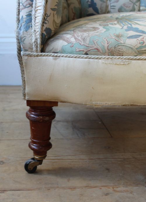 19TH CENTURY HOWARD STYLE WOODSTOCK ARMCHAIR - ADDITIONAL PHOTO 4