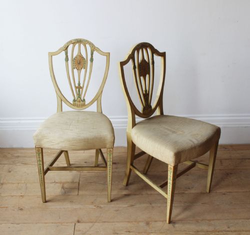 PAIR OF 18TH CENTURY SIDE CHAIRS - ADDITIONAL PHOTO 1