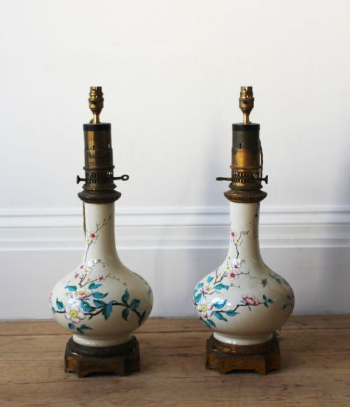 pair of french lamps - CATEGORY: ANTIQUE LIGHTING - DATED 19TH CENTURY