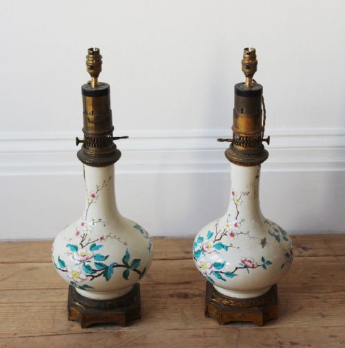 PAIR OF FRENCH LAMPS - ADDITIONAL PHOTO 1