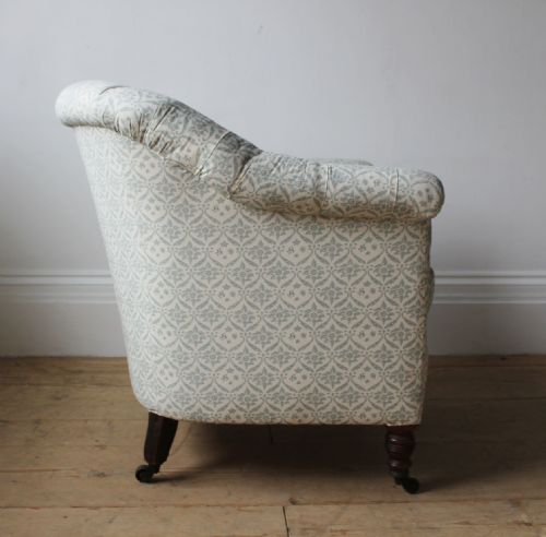 MATCHED PAIR OF HOWARD AND SONS TUB CHAIRS - ADDITIONAL PHOTO 5
