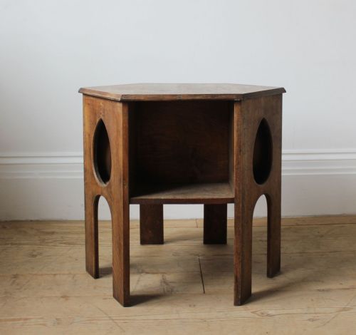 19th century arts and crafts table - CATEGORY: ANTIQUE CABINETS - DATED 19TH CENTURY