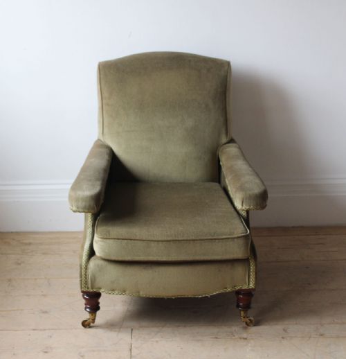 HOLLAND AND AND SON LIBRARY ARMCHAIR - ADDITIONAL PHOTO 2