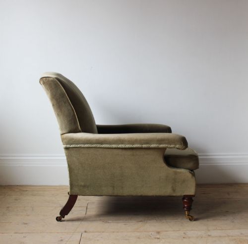 HOLLAND AND AND SON LIBRARY ARMCHAIR - ADDITIONAL PHOTO 3