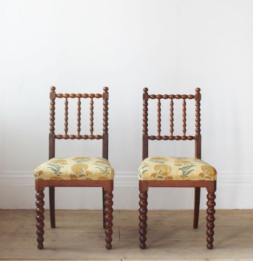 pair of 19th century side chairs - CATEGORY: ANTIQUE CHAIRS - DATED 19TH CENTURY