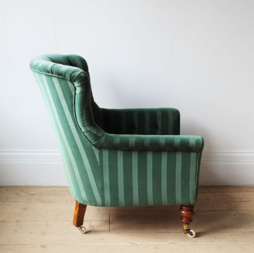 PAIR OF BARREL BACK ARMCHAIRS - ADDITIONAL PHOTO 5