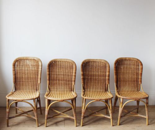 set of 20th century cane chairs - CATEGORY: ANTIQUE CHAIRS - DATED 1920