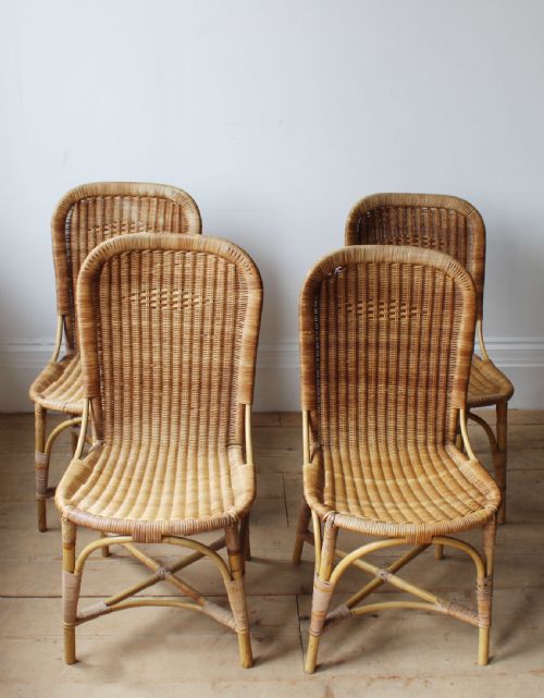 SET OF 20TH CENTURY CANE CHAIRS - ADDITIONAL PHOTO 1