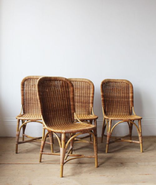 SET OF 20TH CENTURY CANE CHAIRS - ADDITIONAL PHOTO 2