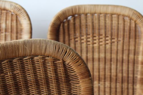 SET OF 20TH CENTURY CANE CHAIRS - ADDITIONAL PHOTO 5