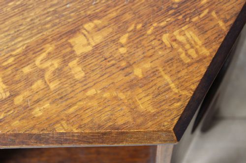 PAIR OF ARTS AND CRAFTS TABLES - ADDITIONAL PHOTO 2
