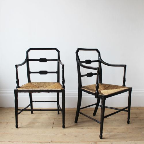 PAIR OF EARLY 19TH CENTURY SIDE CHAIRS - ADDITIONAL PHOTO 2