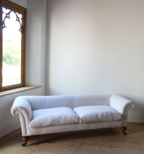19th century miles and edwards sofa - CATEGORY: ANTIQUE SOFAS - DATED 19TH CENTURY