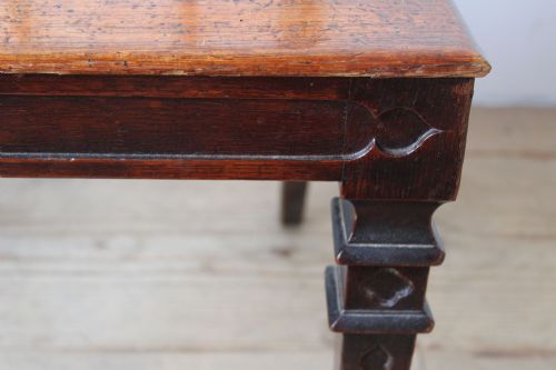 PAIR OF GOTHIC SIDE CHAIRS - ADDITIONAL PHOTO 5