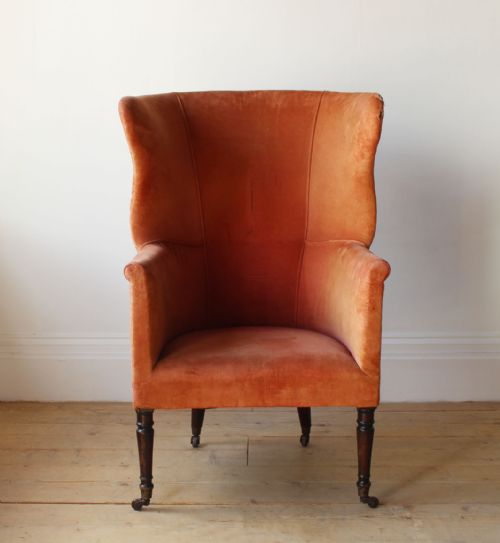 19th century barrel back armchair - CATEGORY: ANTIQUE CHAIRS - DATED 19TH CENTURY
