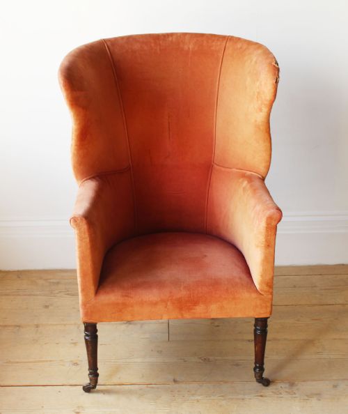 19TH CENTURY BARREL BACK ARMCHAIR - ADDITIONAL PHOTO 1