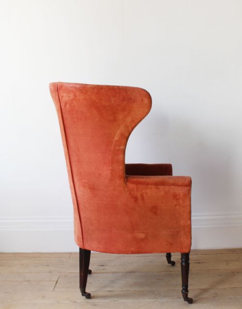 19TH CENTURY BARREL BACK ARMCHAIR - ADDITIONAL PHOTO 2
