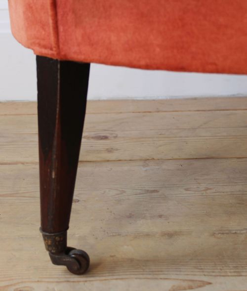 19TH CENTURY BARREL BACK ARMCHAIR - ADDITIONAL PHOTO 3
