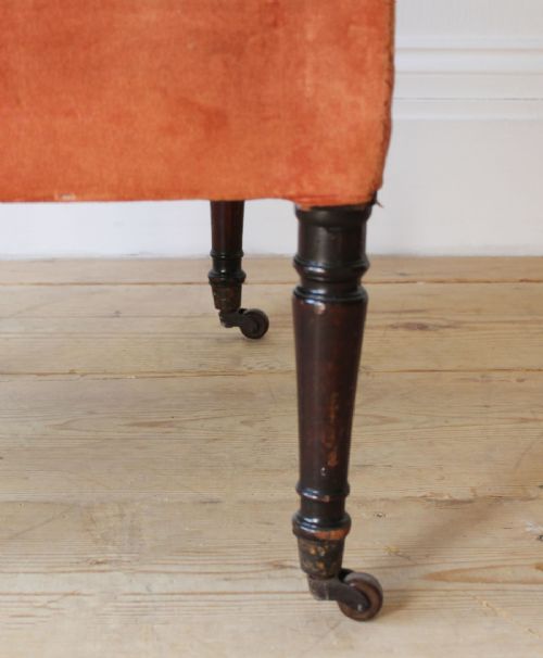 19TH CENTURY BARREL BACK ARMCHAIR - ADDITIONAL PHOTO 4