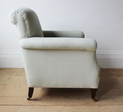 PAIR OF 20TH CENTURY HOWARD STYLE CHAIRS - ADDITIONAL PHOTO 4