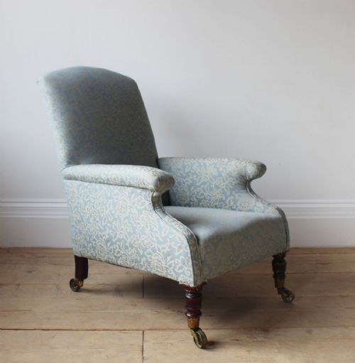 19TH CENTURY LIBRARY CHAIR - ADDITIONAL PHOTO 2