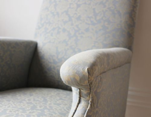 19TH CENTURY LIBRARY CHAIR - ADDITIONAL PHOTO 4