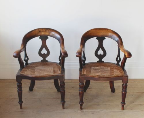 PAIR OF MAPLE AND CO LIBRARY CHAIRS - ADDITIONAL PHOTO 2