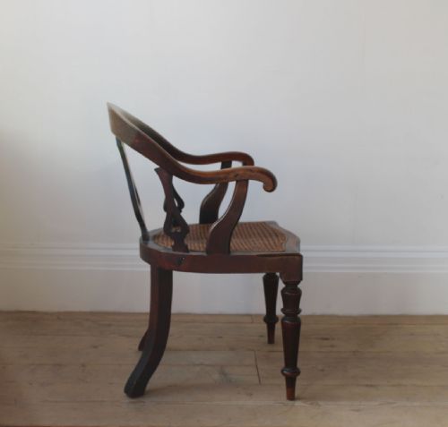 PAIR OF MAPLE AND CO LIBRARY CHAIRS - ADDITIONAL PHOTO 3
