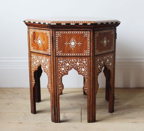 19th century hoshiarpur table - CATEGORY: ANTIQUE TABLES - DATED 19TH CENTURY