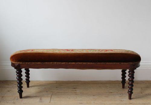 19TH CENTURY VICTORIAN WINDOW SEAT - ADDITIONAL PHOTO 3