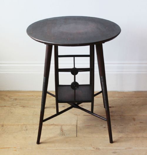 arts and crafts oak table - CATEGORY: ANTIQUE TABLES - DATED 19TH CENTURY