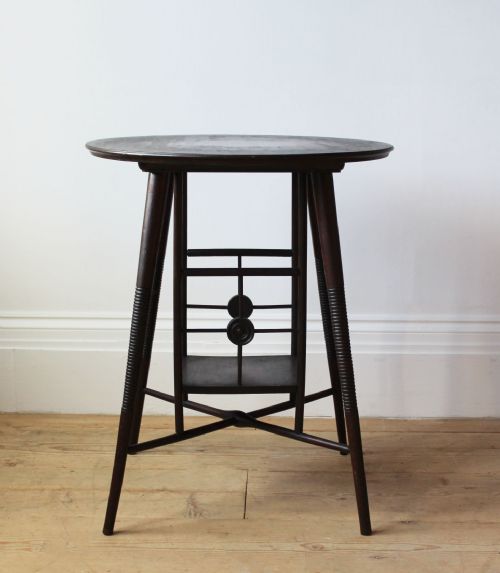 ARTS AND CRAFTS OAK TABLE - ADDITIONAL PHOTO 1