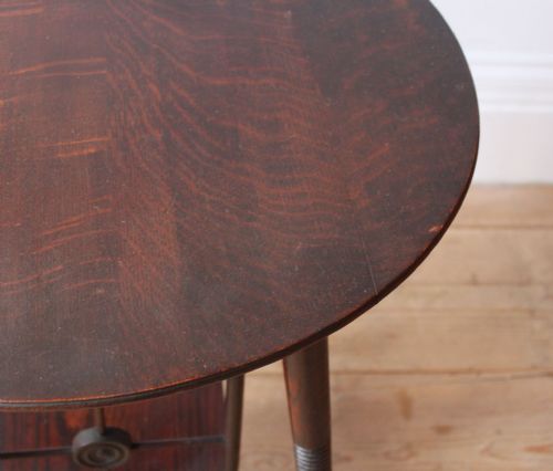 ARTS AND CRAFTS OAK TABLE - ADDITIONAL PHOTO 3