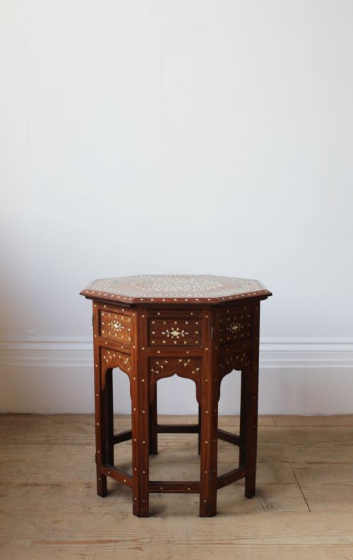 19th century hoshiarpur table - CATEGORY: ANTIQUE TABLES - DATED 19TH CENTURY