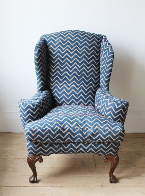 20TH CENTURY WING CHAIR - ADDITIONAL PHOTO 1