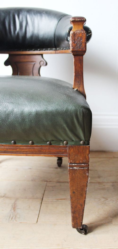 PAIR OF 19TH CENTURY DESK CHAIRS - ADDITIONAL PHOTO 2