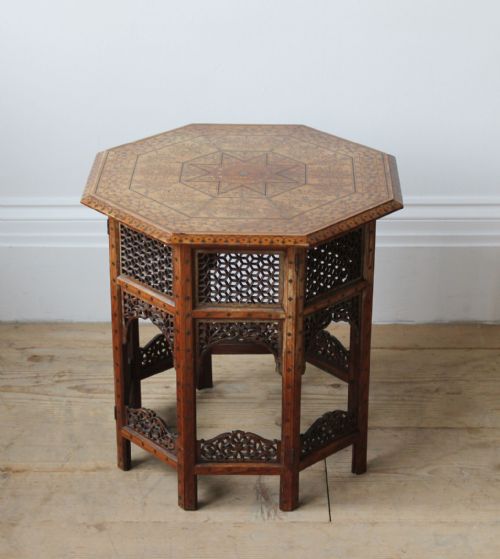 19th century hoshiarpur table - CATEGORY: ANTIQUE TABLES - DATED 19TH CENTURY