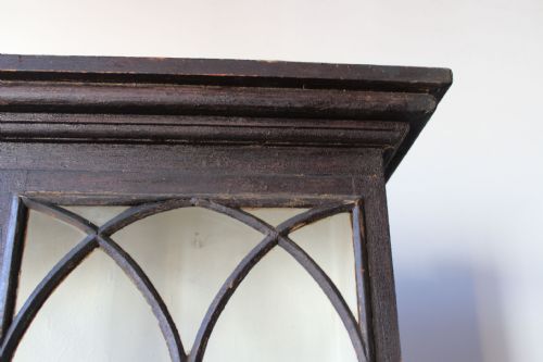 19TH CENTURY GOTHIC DISPLAY CABINET - ADDITIONAL PHOTO 4