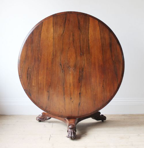 LARGE REGENCY CENTER TABLE - ADDITIONAL PHOTO 2