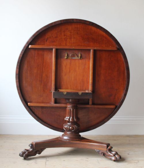 LARGE REGENCY CENTER TABLE - ADDITIONAL PHOTO 3