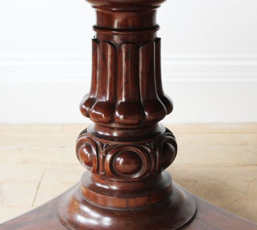 LARGE REGENCY CENTER TABLE - ADDITIONAL PHOTO 5