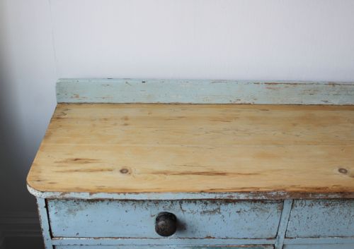 19TH CENTURY PAINTED PINE DRESSER BASE - ADDITIONAL PHOTO 3