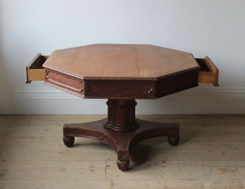 19TH CENTURY HEXAGONAL TABLE - ADDITIONAL PHOTO 1