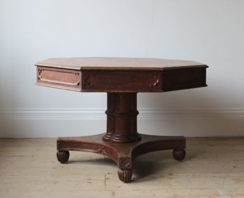 19TH CENTURY HEXAGONAL TABLE - ADDITIONAL PHOTO 2