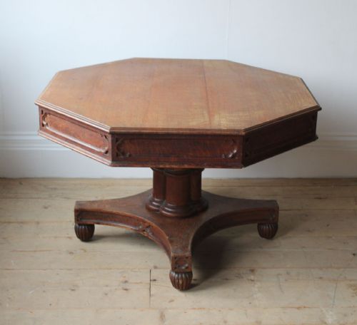 19TH CENTURY HEXAGONAL TABLE - ADDITIONAL PHOTO 3