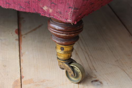LARGE HOWARD AND SONS BRIDGEWATER ARMCHAIR - ADDITIONAL PHOTO 4