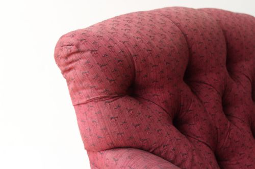 LARGE HOWARD AND SONS BRIDGEWATER ARMCHAIR - ADDITIONAL PHOTO 5