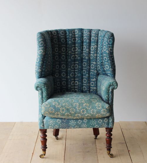 19TH CENTURY BARREL BACK ARMCHAIR - ADDITIONAL PHOTO 1