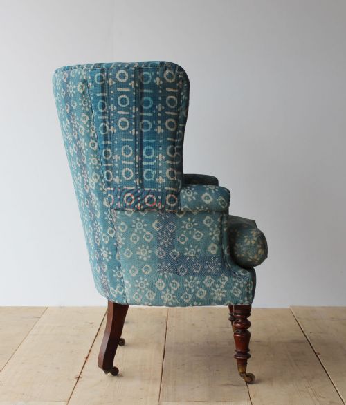 19TH CENTURY BARREL BACK ARMCHAIR - ADDITIONAL PHOTO 5